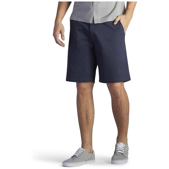 Men's Extreme Motion Flat Front Short Navy